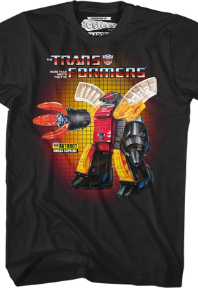 Omega Supreme Box Art Transformers T-Shirt
