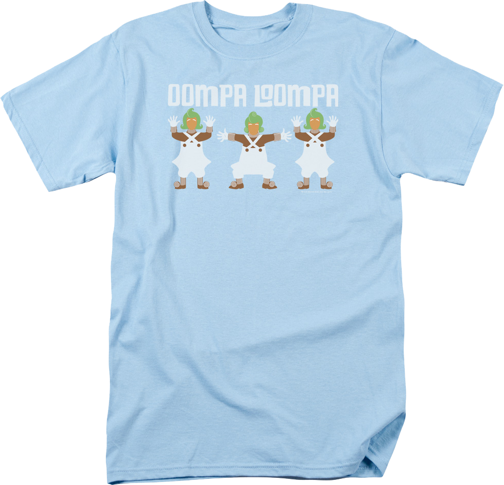 Ommpa Loompa Willy Wonka Willy Wonka And The Chocolate Factory T-Shirt