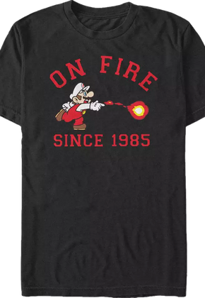 On Fire Since 1985 Super Mario Bros. T-Shirt