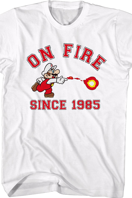 On Fire Since 1985 Super Mario Bros. T-Shirtmain product image