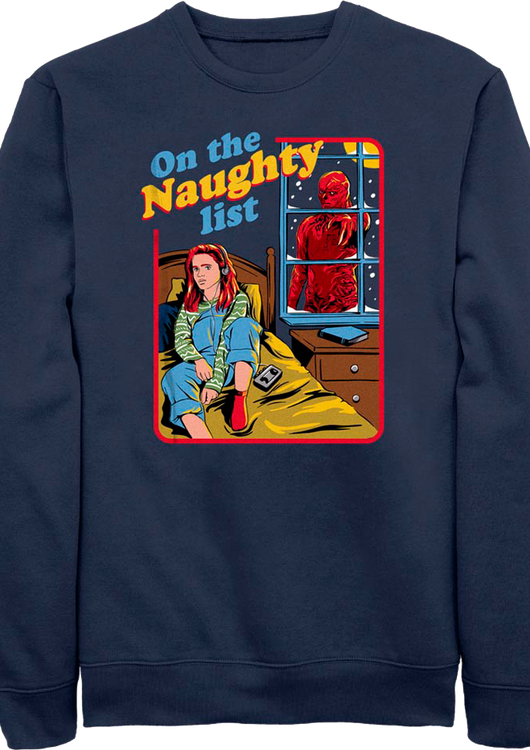 On The Naughty List Stranger Things Sweatshirt - main product image