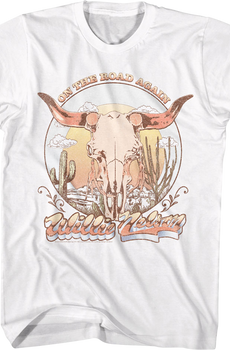 On The Road Again Skull Willie Nelson T-Shirt