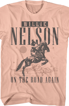 On The Road Again Willie Nelson T-Shirt