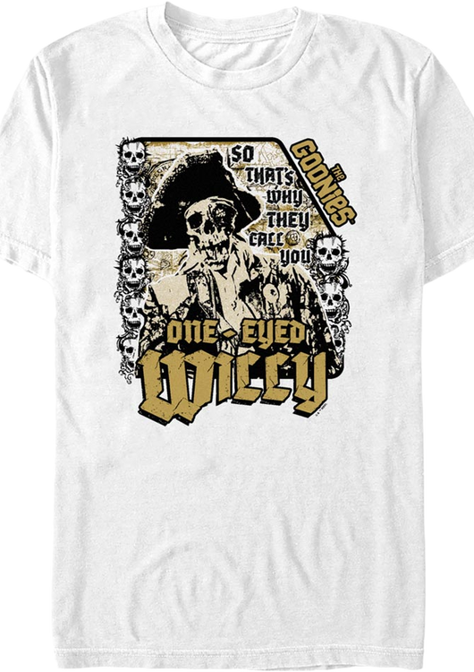 One-Eyed Willy Goonies T-Shirt - main product image