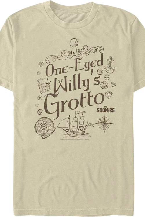 One-Eyed Willy's Grotto Goonies T-Shirtmain product image