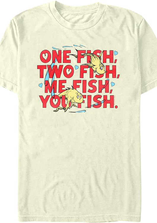 One Fish, Two Fish, Me Fish, You Fish Dr. Seuss T-Shirt - main product image