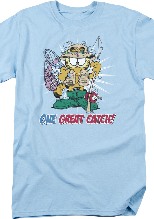 One Great Catch Garfield T-Shirt - main product image