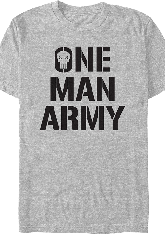 One Man Army Punisher Marvel Comics T-Shirt - main product image