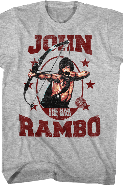 One Man One War Rambo T-Shirtmain product image