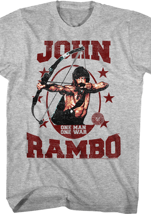 One Man One War Rambo T-Shirt - main product image