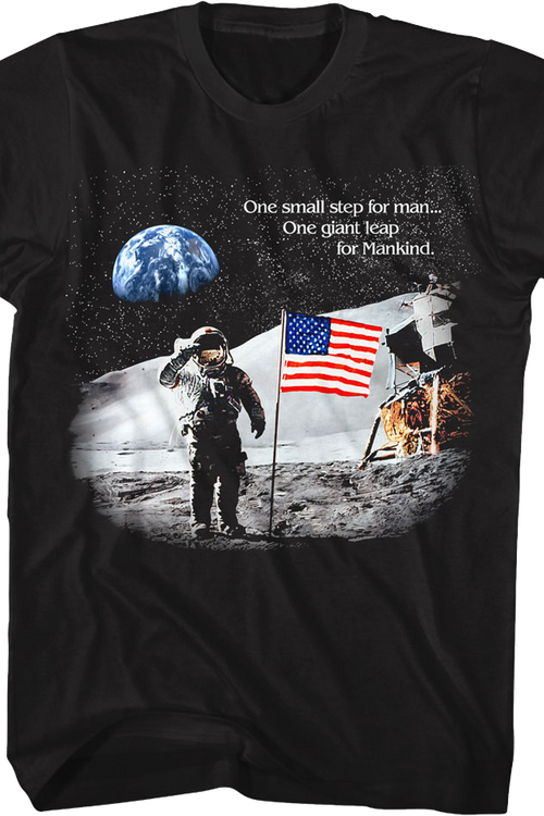 One Small Step For Man One Giant Leap For Mankind NASA T-Shirtmain product image