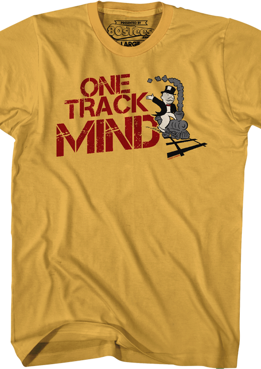 One Track Mind Monopoly T-Shirt - main product image