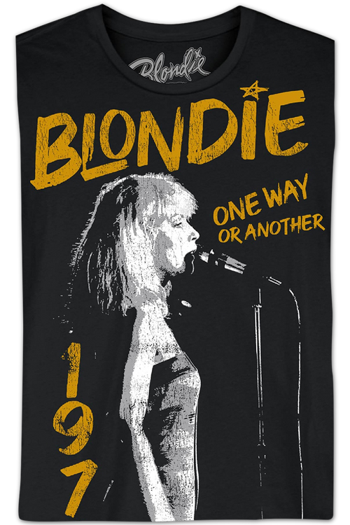 Black One Way Or Another 1979 Blondie T-Shirtmain product image