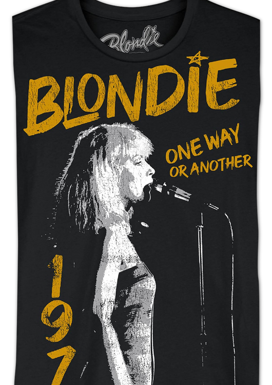 Black One Way Or Another 1979 Blondie T-Shirt - main product image