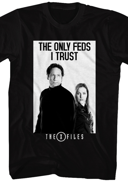 Only Feds I Trust X-Files T-Shirt - main product image