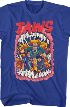 Open Mouth Illustration Jaws T-Shirt