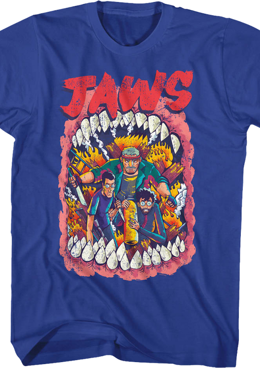 Open Mouth Illustration Jaws T-Shirt - main product image
