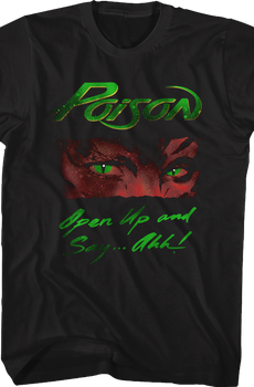 Open Up And Say Ahh Track List Poison T-Shirt