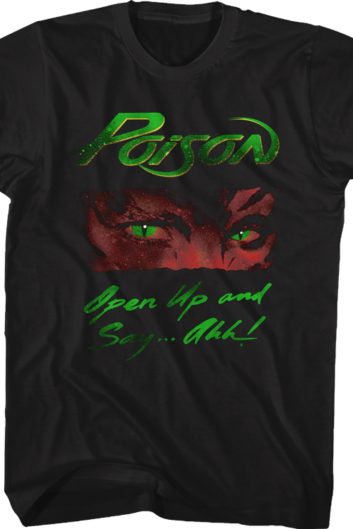Open Up And Say Ahh Track List Poison T-Shirtmain product image