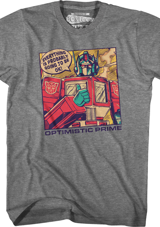 Optimistic Prime Transformers T-Shirt - main product image