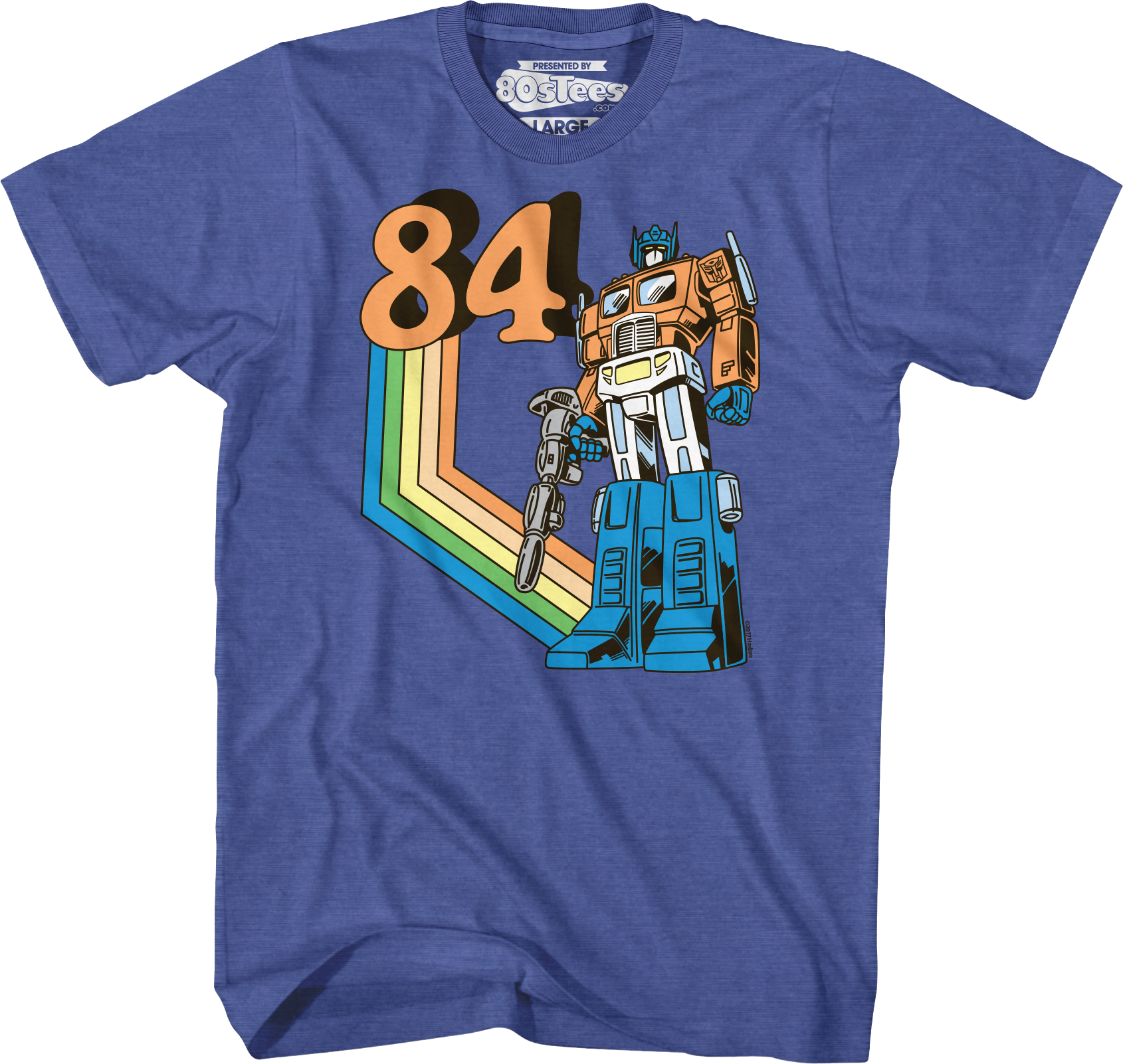 Optimus Prime 84 Transformers T-Shirt: 80s Cartoon T-Shirt