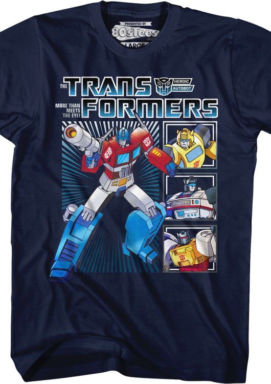 Optimus Prime and the Autobots Transformers T-Shirt - main product image