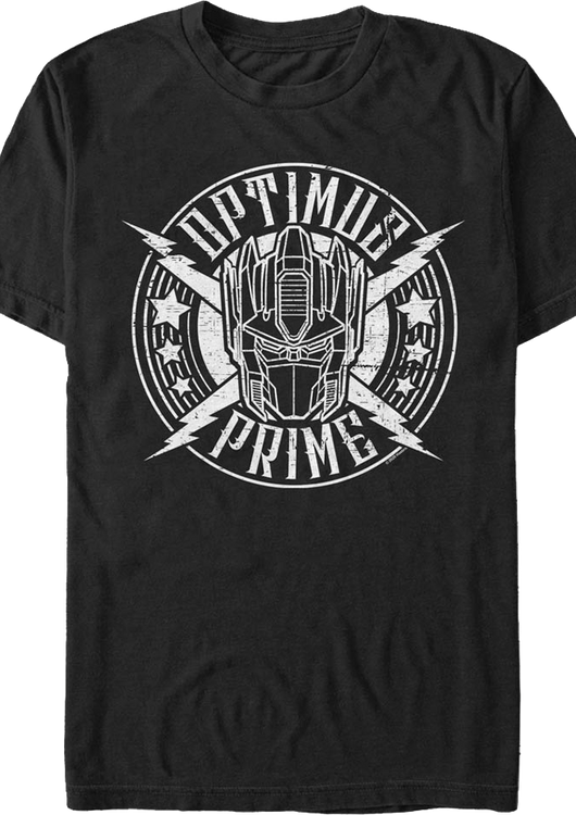 Optimus Prime Badge Transformers T-Shirt - main product image