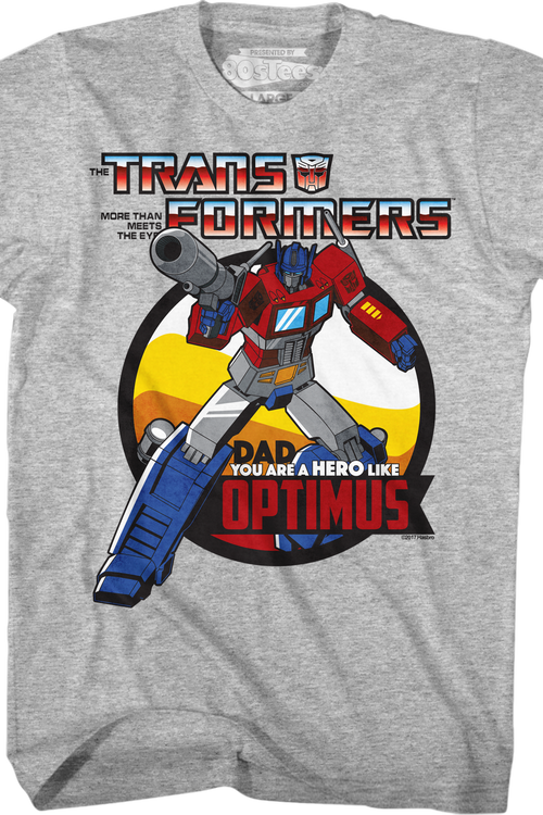 Optimus Prime Father's Day Transformers T-Shirtmain product image