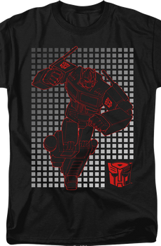 Optimus Prime Grid Transformers T-Shirt