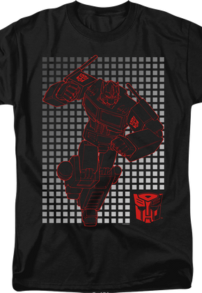 Optimus Prime Grid Transformers T-Shirt