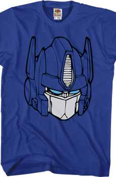 Optimus Prime Head Shot Transformers T-Shirt