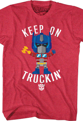 Optimus Prime Keep On Truckin' Transformers T-Shirt
