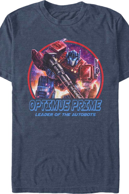 Optimus Prime Leader Of The Autobots Transformers T-Shirtmain product image