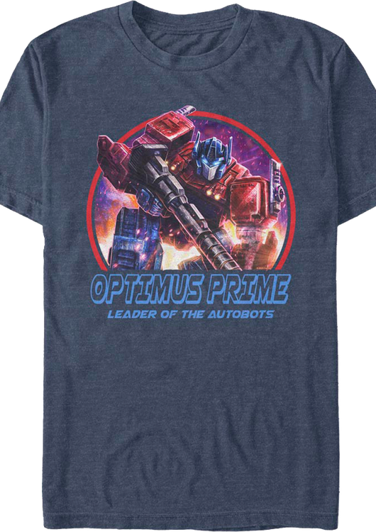 Optimus Prime Leader Of The Autobots Transformers T-Shirt - main product image