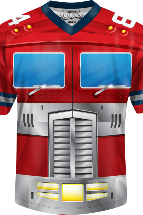 Optimus Prime Transformers Football Jerseymain product image