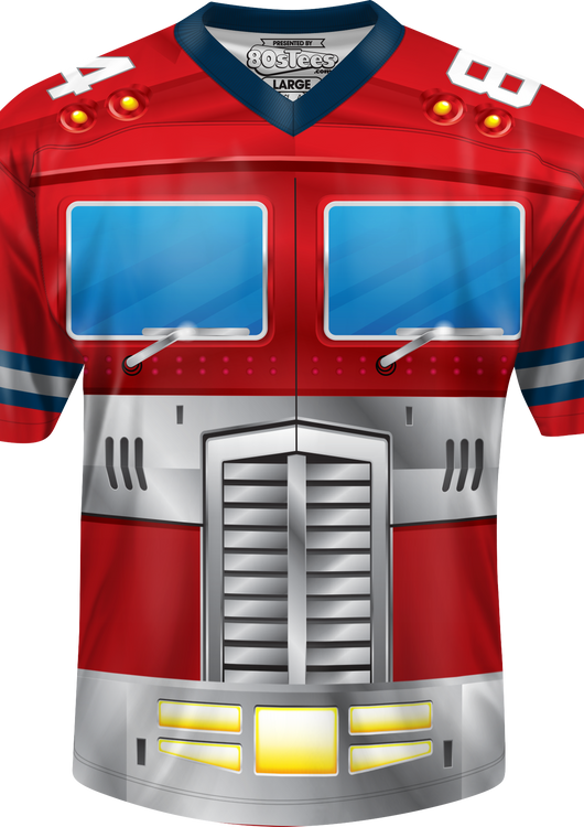Optimus Prime Transformers Football Jersey - main product image