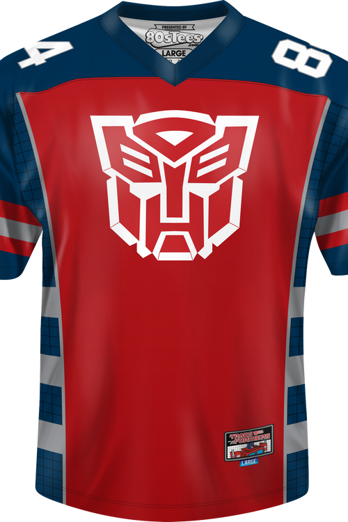 Autobots Optimus Prime Transformers Football Jersey - main product image