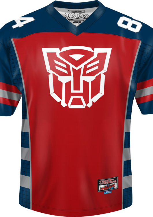 Autobots Optimus Prime Transformers Football Jersey - main product image