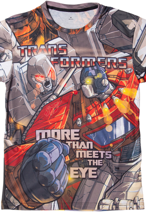 Optimus Prime vs Megatron Sublimation Shirt