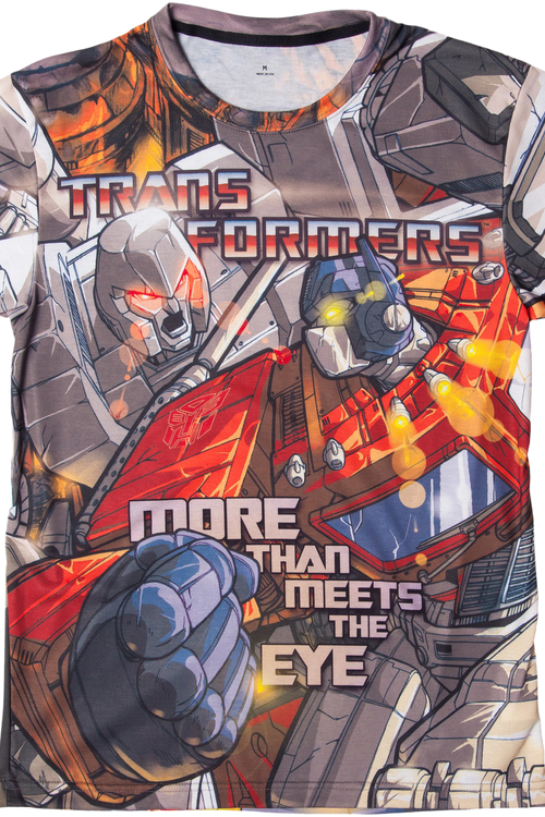 Optimus Prime vs Megatron Sublimation Shirt - main product image