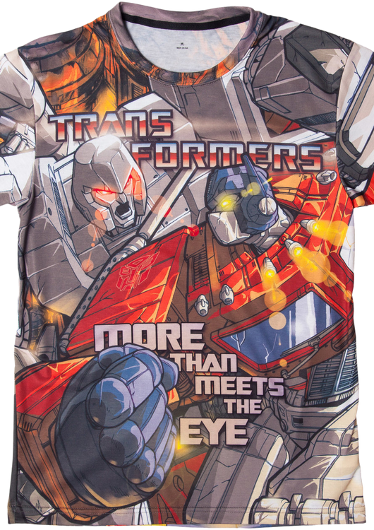 Optimus Prime vs Megatron Sublimation Shirt - main product image