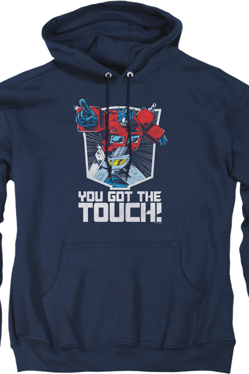Optimus Prime You Got The Touch Transformers Hoodiemain product image