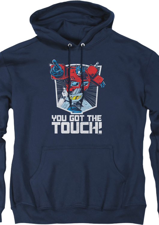 Optimus Prime You Got The Touch Transformers Hoodie - main product image