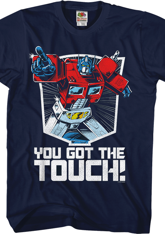 Optimus Prime You Got The Touch Transformers T-Shirt - main product image