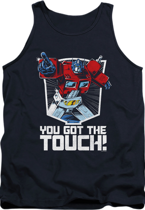 Optimus Prime You Got The Touch Transformers Tank Top