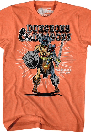 Orange Warduke Dungeons & Dragons T-Shirt