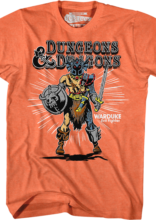 Orange Warduke Dungeons & Dragons T-Shirt - main product image
