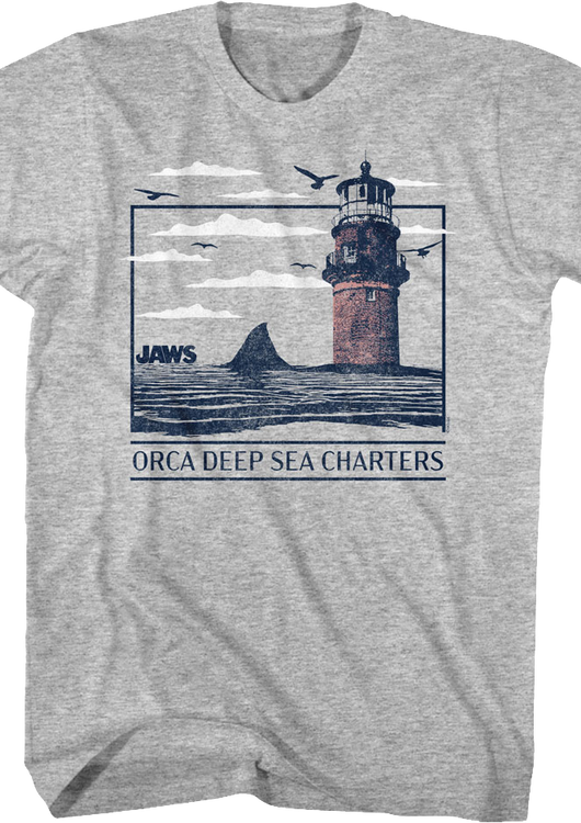 Orca Deep Sea Charters Jaws T-Shirt - main product image