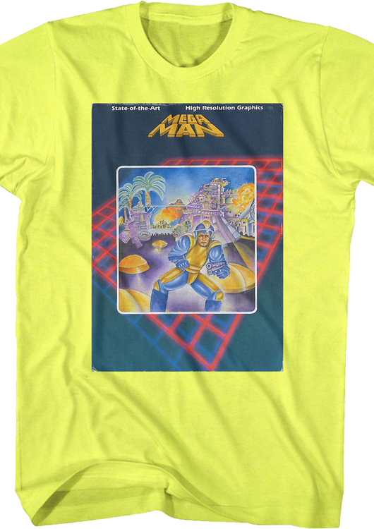 Neon Original Artwork Mega Man T-Shirt - main product image