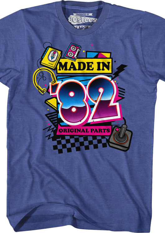 Original Parts Made In '82 T-Shirt - main product image